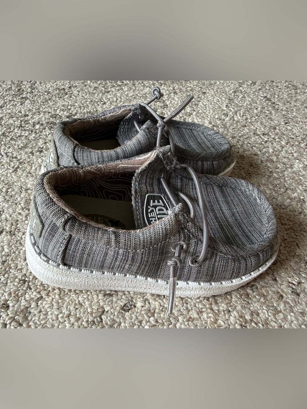 Hey Dudes Wally Linen Sz K6